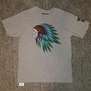 Vans Indian skull t shirt grey Medium
